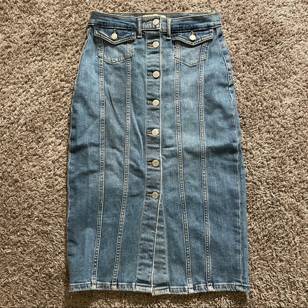 Gap Denim Pencil Skirt